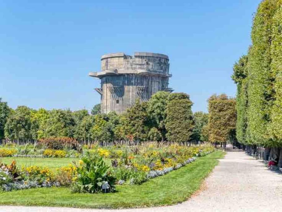 Smart Apt Mit Balkon Am Augarten Park Naehe Zentrum Vienna Luaran gambar